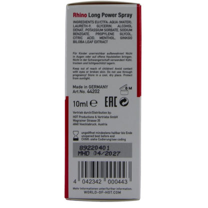 Rhino long power spray 10 ml – HOT