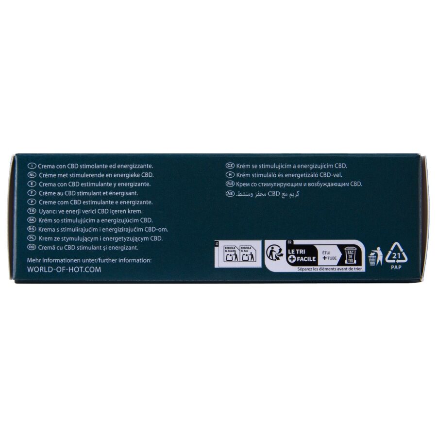 Crème de masturbation chaude au cbd unisexe 100 ml – HOT