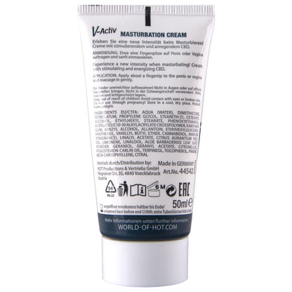 Crème de masturbation chaude au cbd unisexe 100 ml – HOT