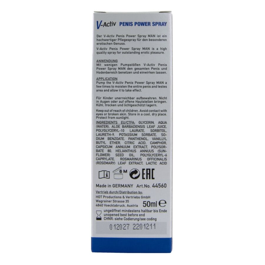 V-activ spray stimulant pour le pénis 50 ml – HOT