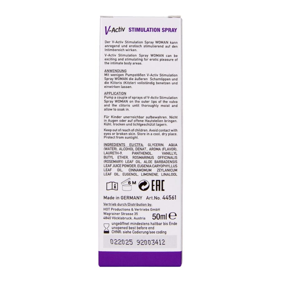 V-activ spray stimulant pour femme 50 ml – HOT