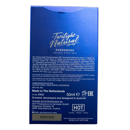 Twilight pheromone spray naturel pour hommes 50 ml – HOT
