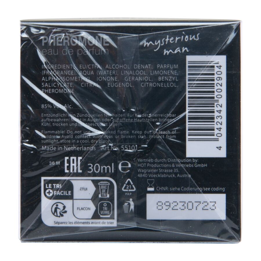 Parfum aux phéromones london mysterious man 30 ml – HOT