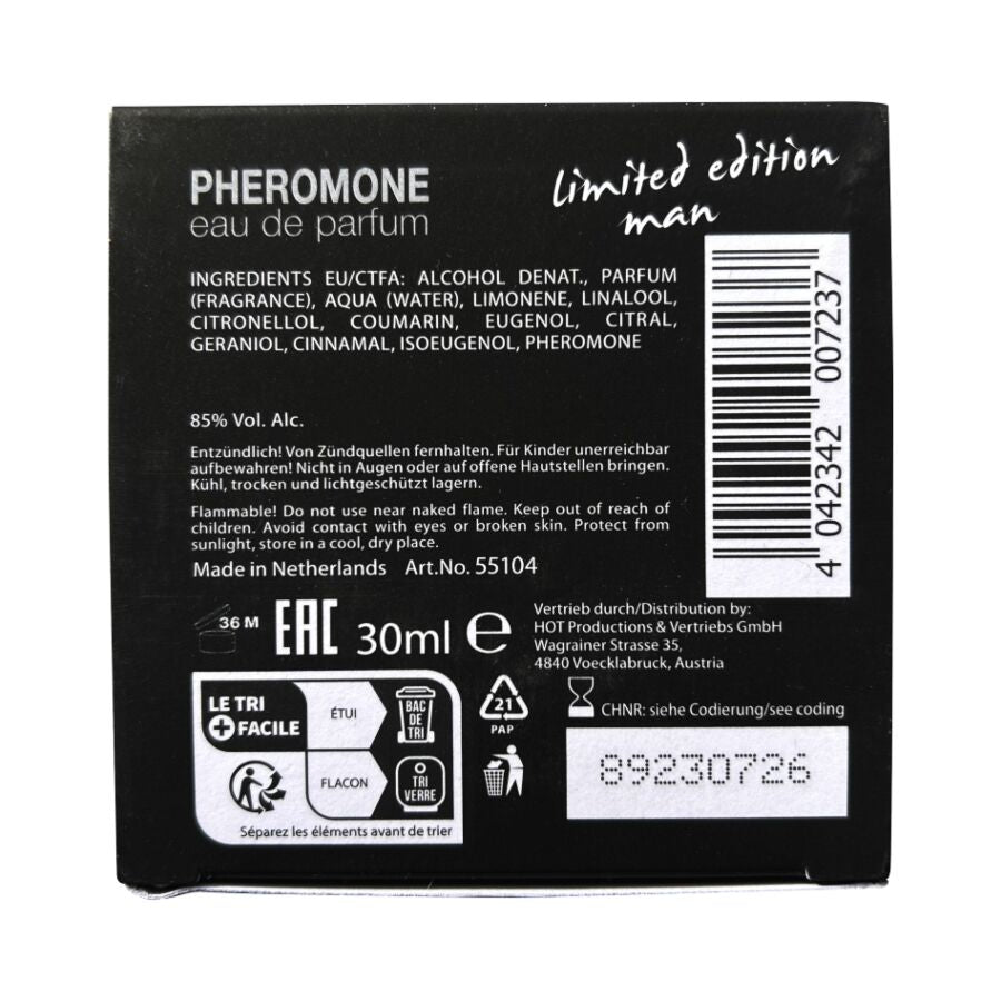Parfum aux phéromones dubai édition limitée homme 30 ml – HOT