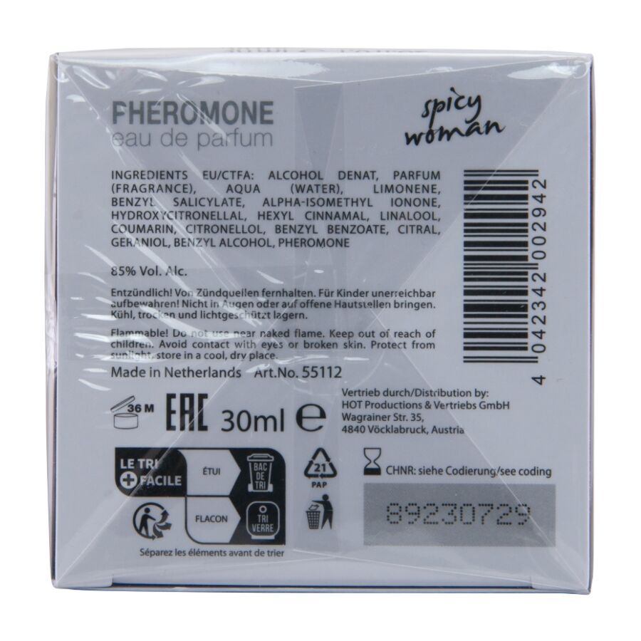 Parfum aux phéromones miami spicy woman 30 ml – HOT