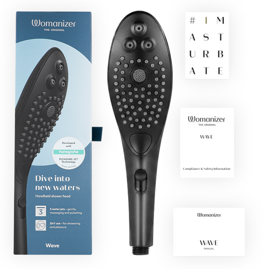 Stimulateur clitoridien pommeau de douche stimulant clitorial wave noir – Womanizer