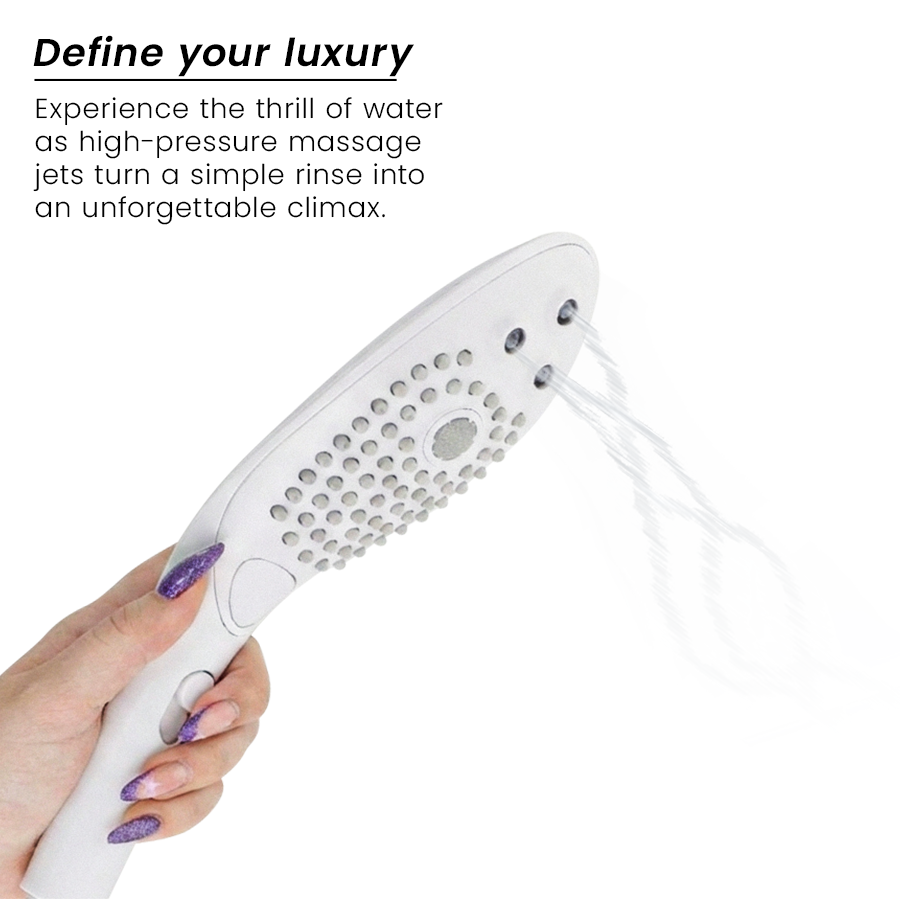 Stimulateur clitoridien pommeau de douche stimulant clitorial wave blanc – Womanizer