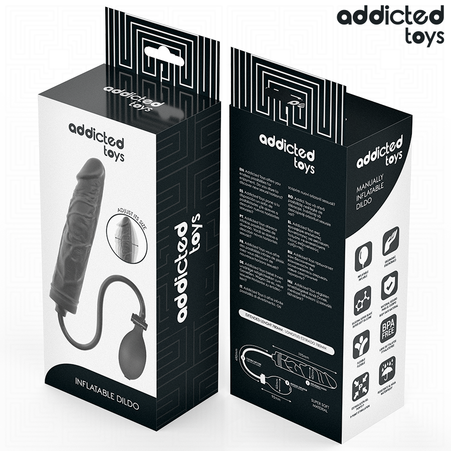 Godemichet gonflable modèle 4 – Addicted Toys