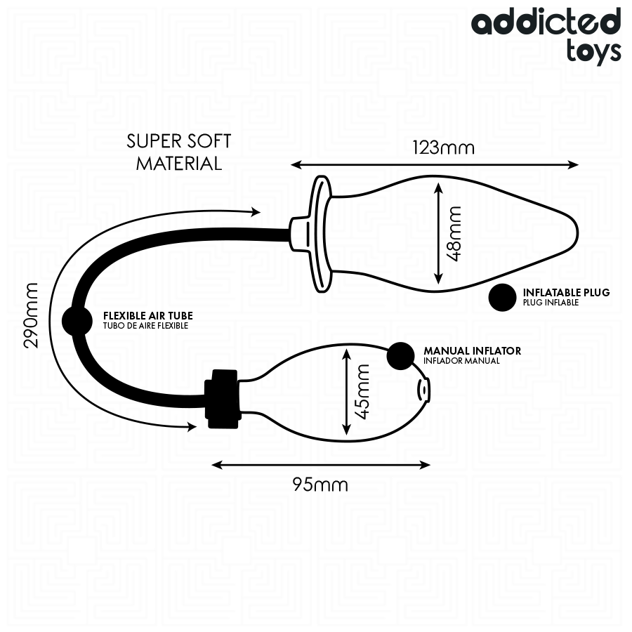 Plug anal gonflable modèle 2 – Addicted Toys