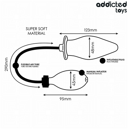 Plug anal gonflable modèle 2 – Addicted Toys