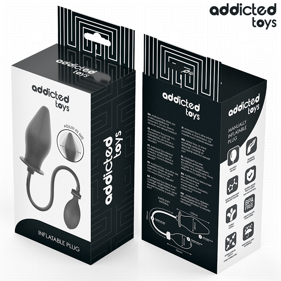 Plug anal gonflable modèle 2 – Addicted Toys
