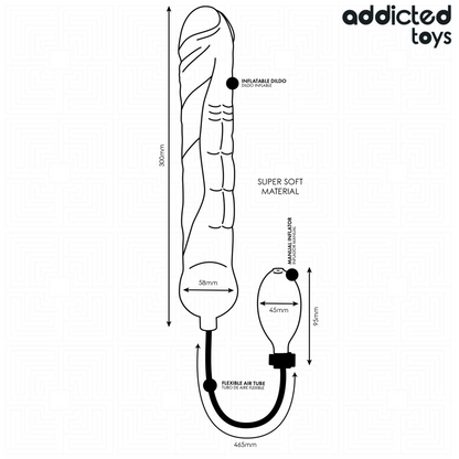 Godemichet gonflable XL modèle 5 – Addicted Toys