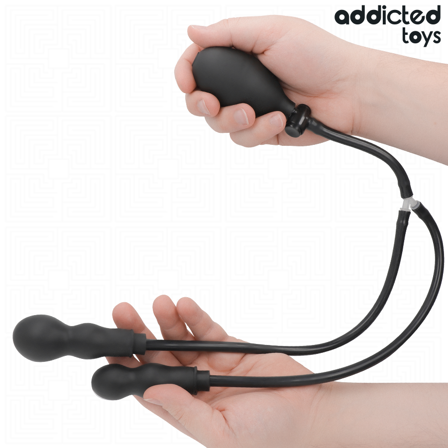 Plug anal double gonflable modèle 1 – Addicted Toys