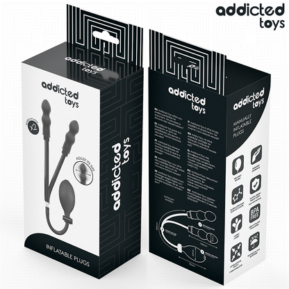 Plug anal double gonflable modèle 1 – Addicted Toys