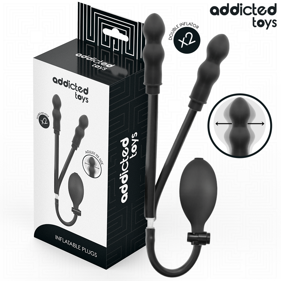 Plug anal double gonflable modèle 1 – Addicted Toys