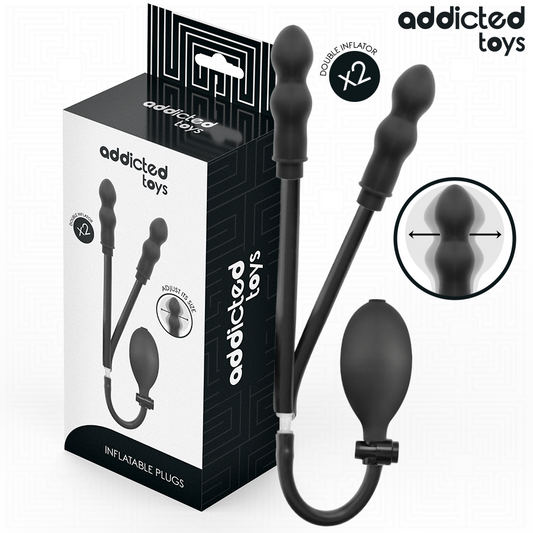Plug anal double gonflable modèle 1 – Addicted Toys