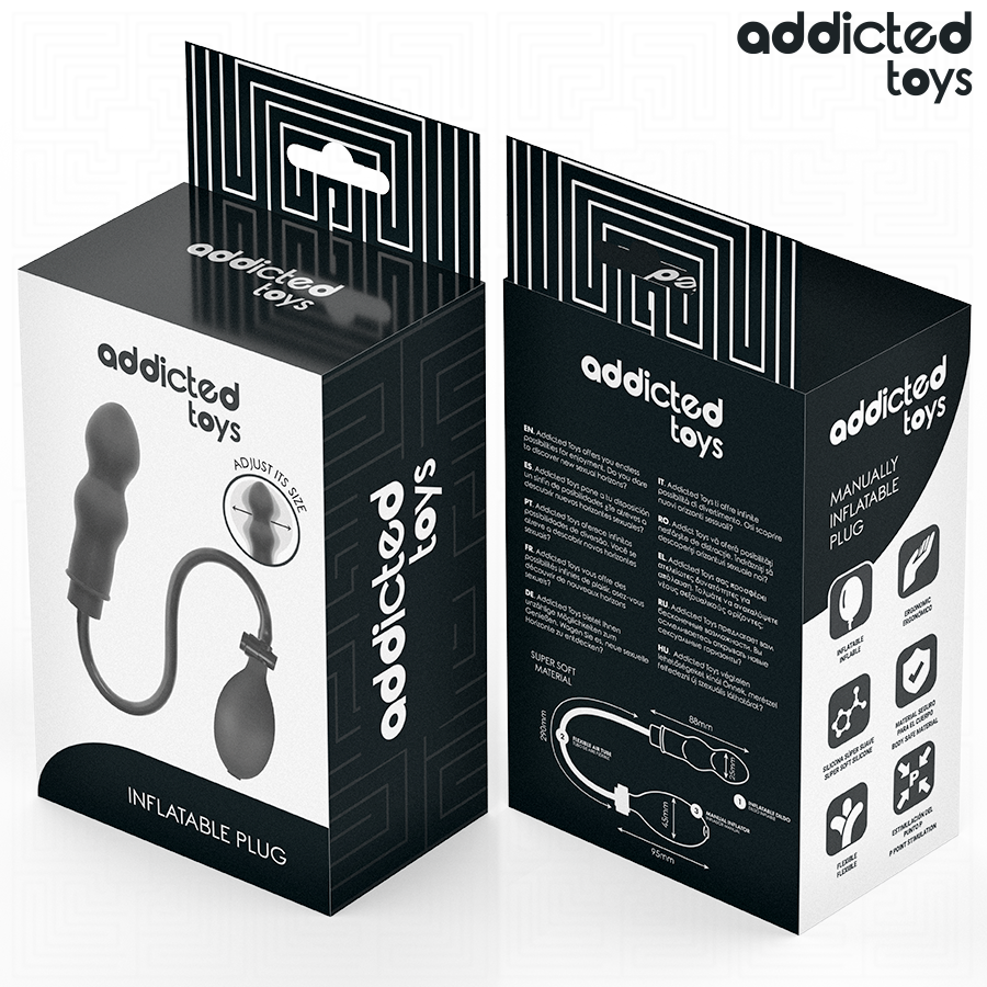 Plug anal gonflable modèle 1 – Addicted Toys