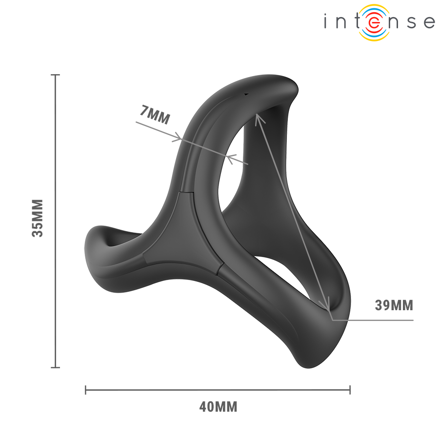 Alfie anneau pénis triple réglable modèle 6 – Intense