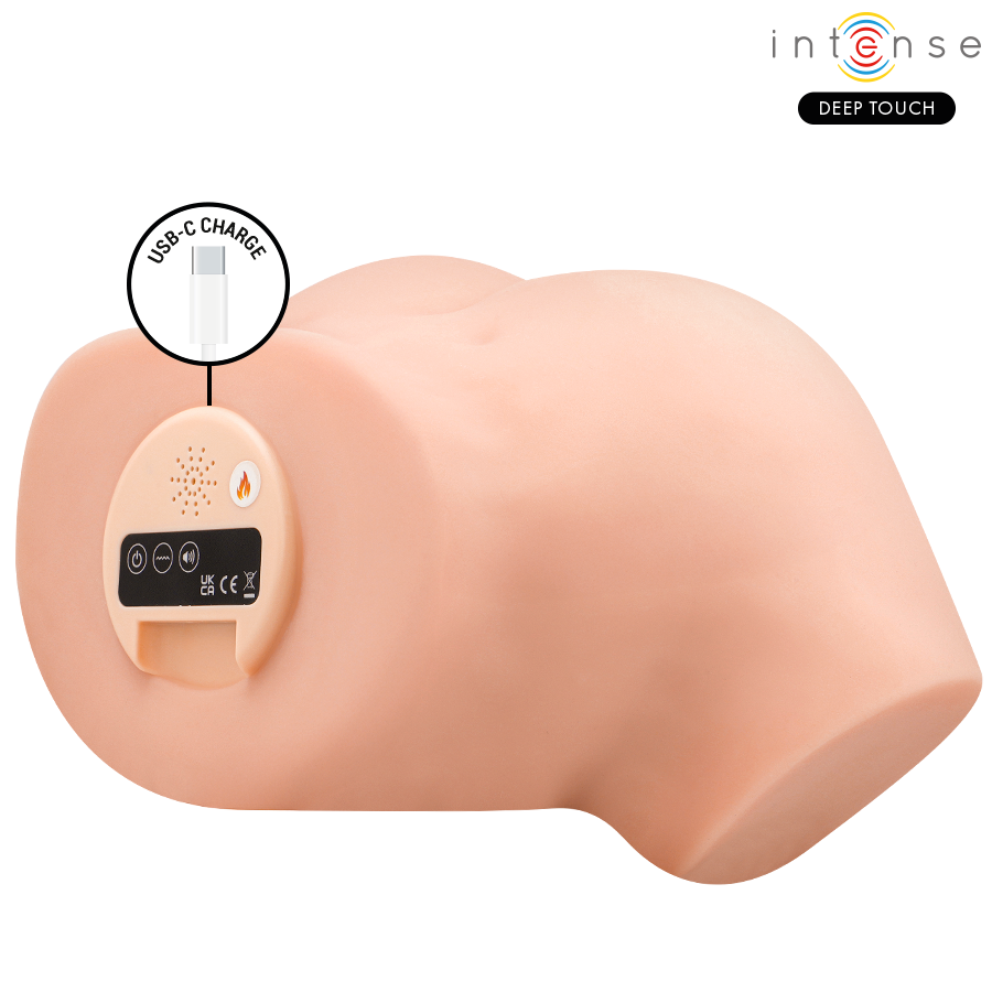 Masturbateur vaginal nicole avec effets de succion de chaleur de vibration et vocaux avec
