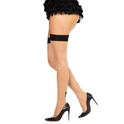Bas en spandex à couture arrière noirs – Leg Avenue 1963