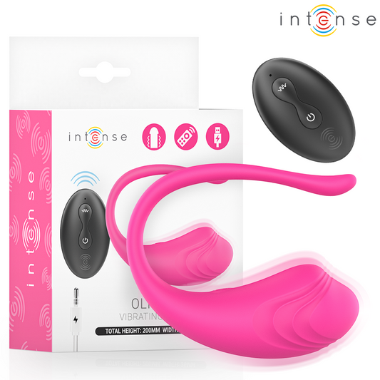 Vibrateur œuf vibrant olivia rose avec télécommande – Intense