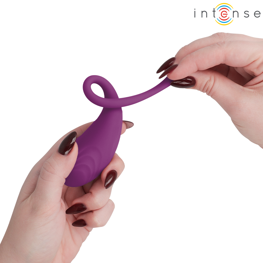 Vibrateur olivia œuf vibrant violet avec télécommande – Intense