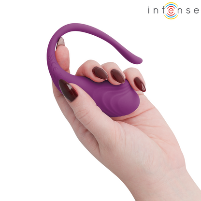 Vibrateur olivia œuf vibrant violet avec télécommande – Intense