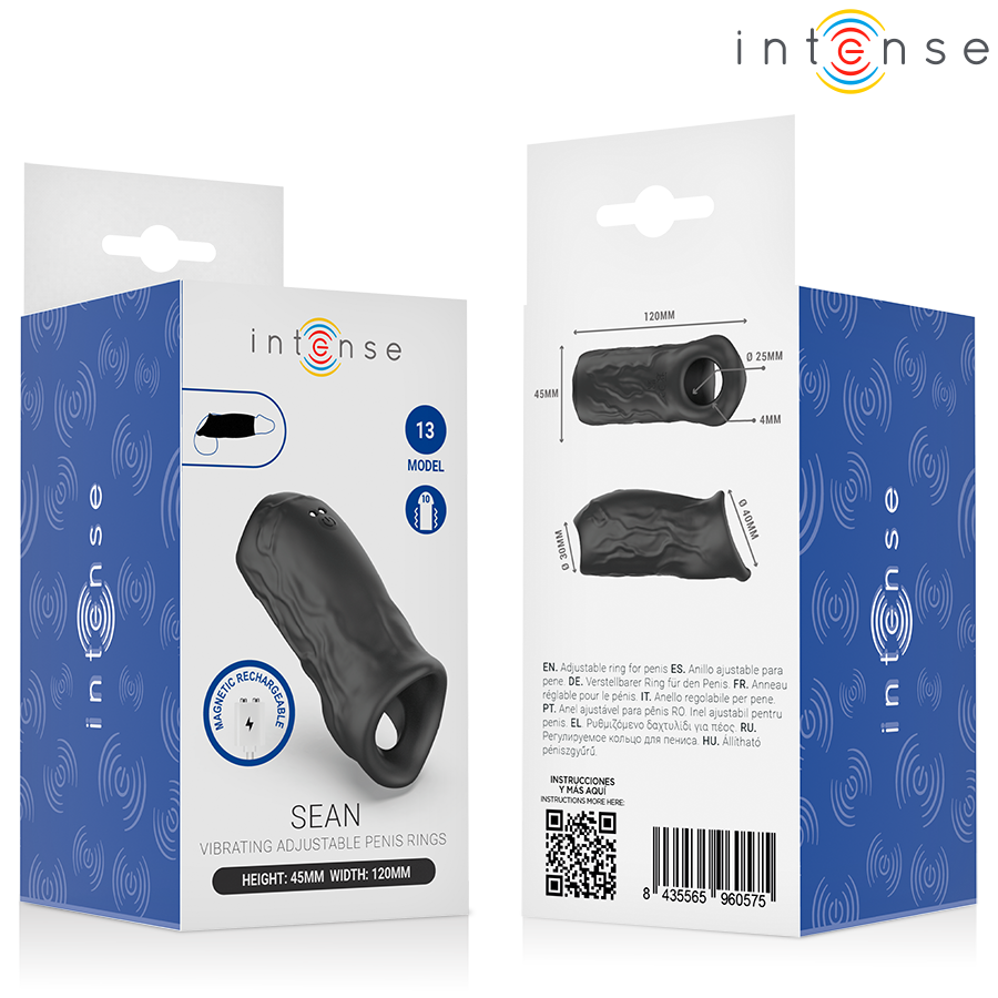 Vibrateur sean anneau pénis vibrant et réglable modèle 13 – Intense