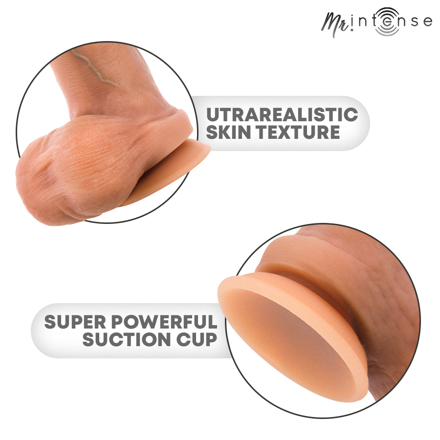 Bruce s pénis ultra-réaliste avec testicules 17,8 cm -ø- 4 cm – Mr Intense