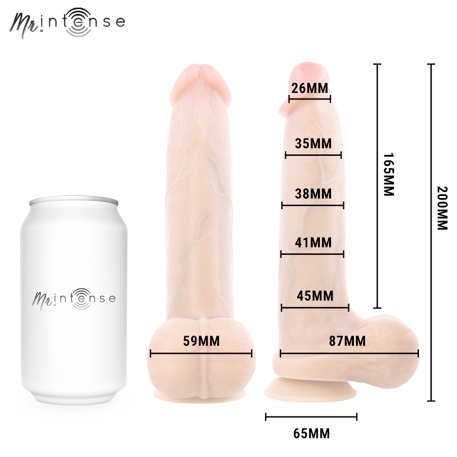 Bruce m pénis ultra-réaliste avec testicules 20 cm -ø- 4,5 cm – Mr Intense