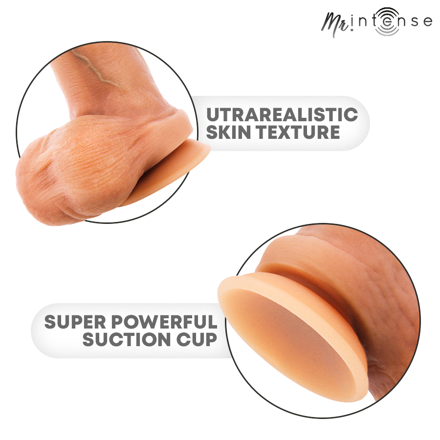 Bruce m pénis ultra-réaliste avec testicules 20 cm -ø- 4,5 cm – Mr Intense