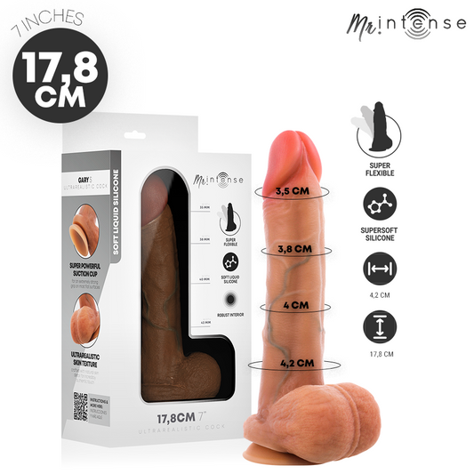 Gary s pénis ultra-réaliste avec testicules 17,8 cm -ø- 4,2 cm – Mr Intense