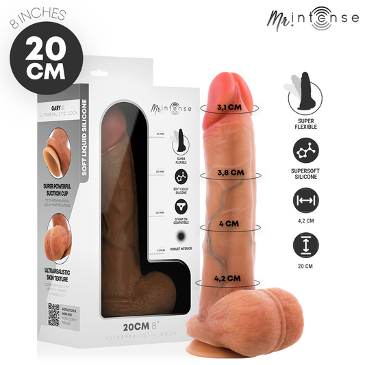 Gary m pénis ultra-réaliste avec testicules 20 cm -ø- 4,2 cm – Mr Intense
