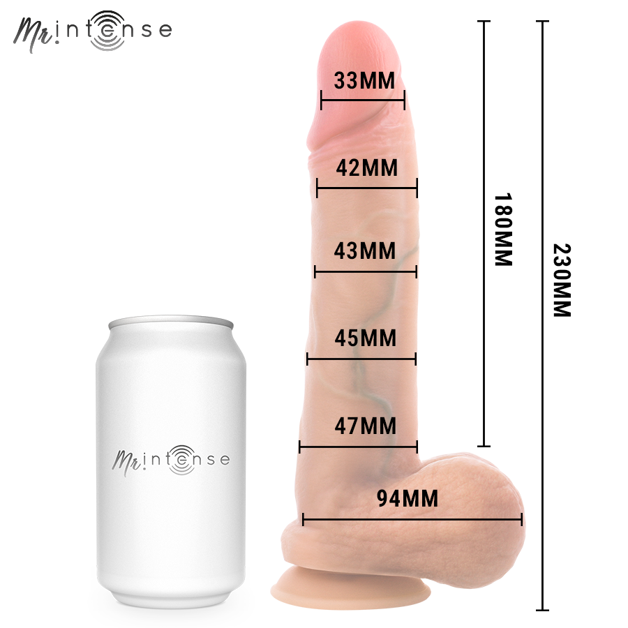 Gary l pénis ultra-réaliste avec testicules 23 cm - ø 4,7 cm – Mr Intense
