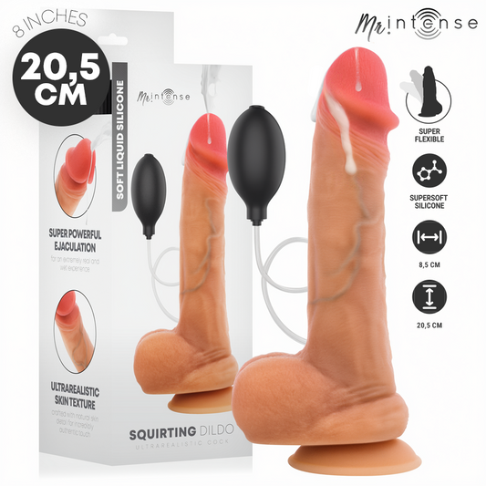 Danny pénis ultra-réaliste avec éjaculation et testicules 20,5 cm -ø- 4 cm – Mr Intense