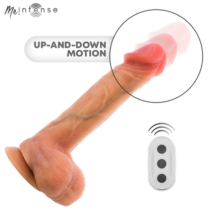 Logan vibrateur avec effet chauffant et télécommande 20 cm -ø- 4,1 cm – Mr Intense