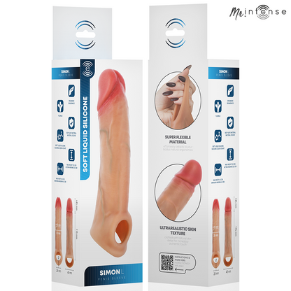 Simon l manchon pénis 16 cm -ø- 4,5 cm – Mr Intense