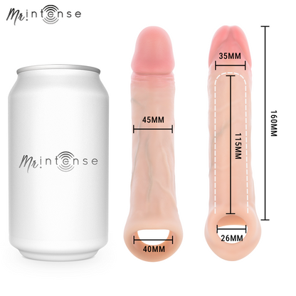 Simon l manchon pénis 16 cm -ø- 4,5 cm – Mr Intense