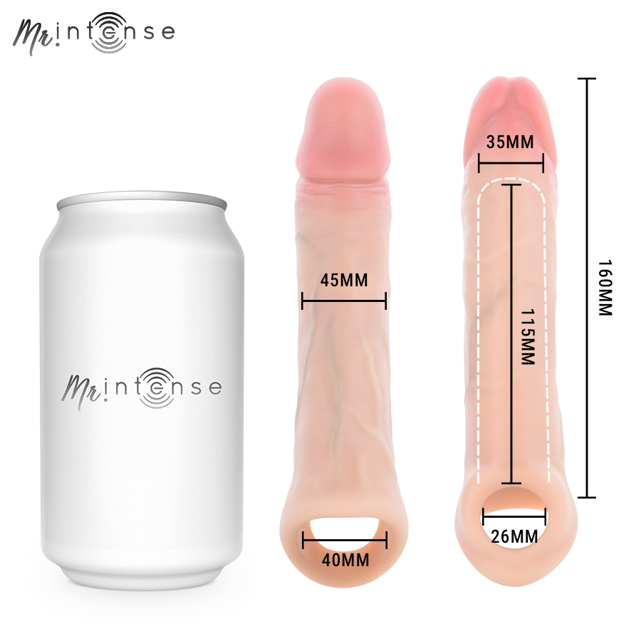 Vibrateur arnold l manchon pénis vibrant ultra-réaliste avec télécommande 16 cm -ø- 4,5 cm