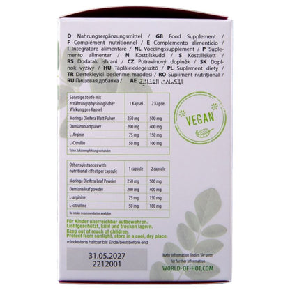 Moringa casquettes pour femme 60 unités – HOT