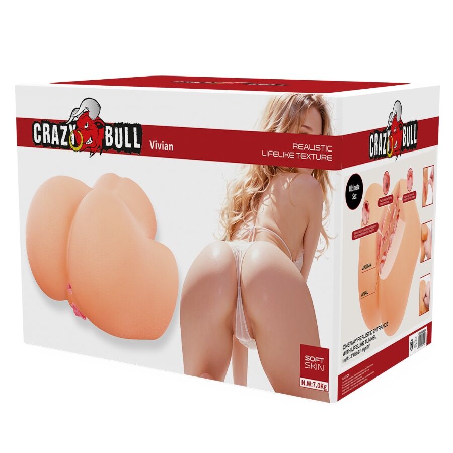 Vivian vagin et anal féminin réaliste 7 kg – Crazy Bull