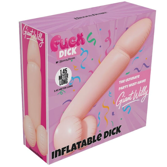 Pénis gonflable géant willy 145 cm – Hidden Desire