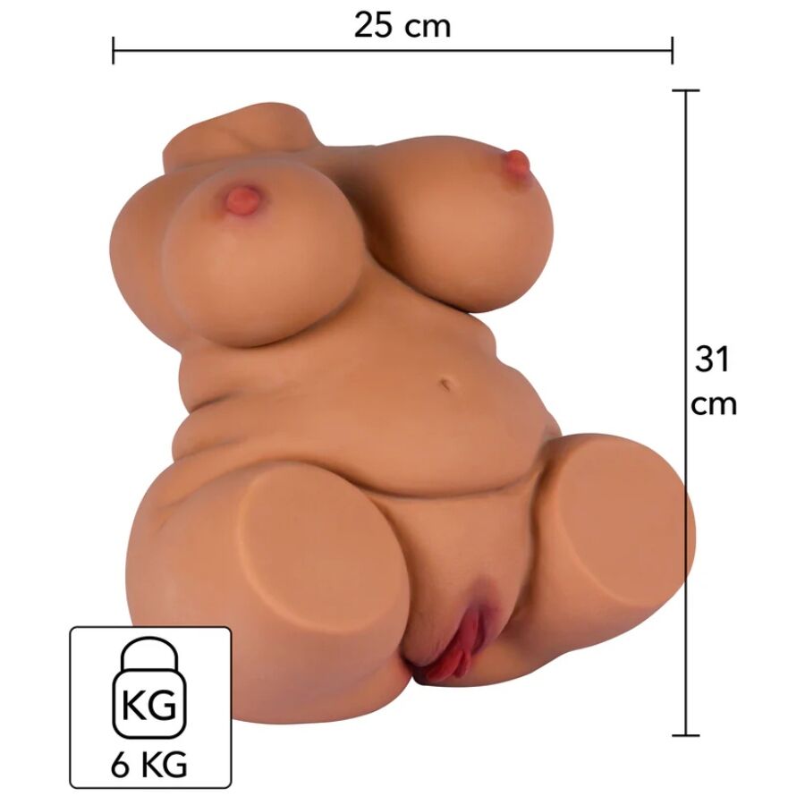 Fat fuck queen torso masturbateur féminin 6 kg – Hidden Desire