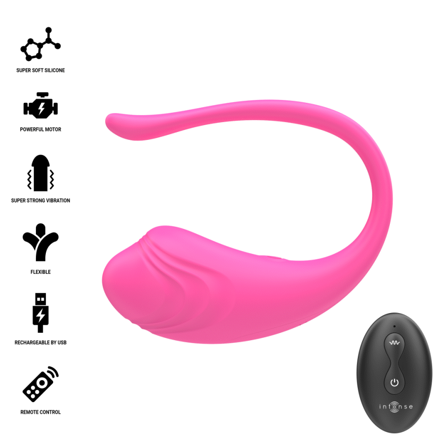 Vibrateur œuf vibrant olivia rose avec télécommande – Intense