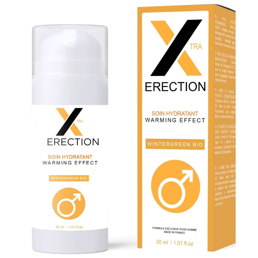 X erection crème érectile à effet chauffant 40 ml – Ruf