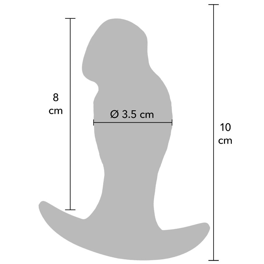 Inferno plug anal réaliste 10 cm – Hidden Desire
