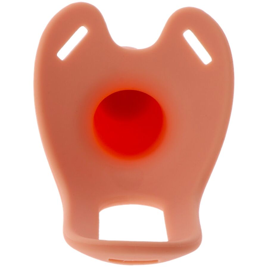 Inferno manchon pénis avec strap-on en silicone 18 cm – Hidden Desire