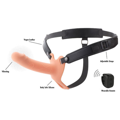 Vibrateur inferno manchon pénis vibrant avec strap-on 16 cm – Hidden Desire