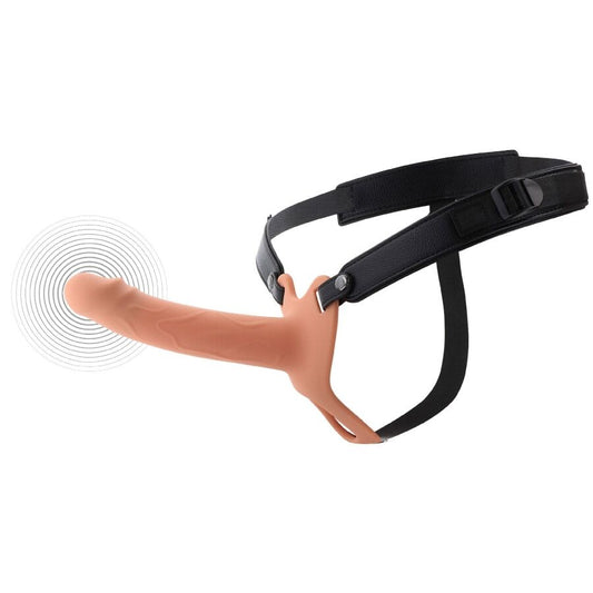 Vibrateur inferno manchon pénis vibrant avec strap-on 18 cm – Hidden Desire