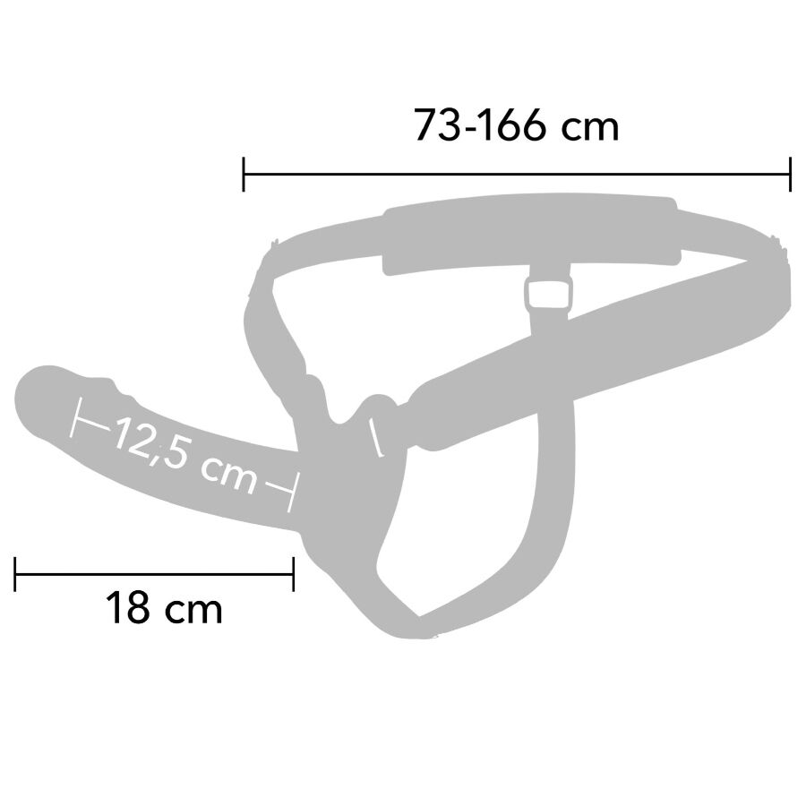 Vibrateur inferno manchon pénis vibrant avec strap-on 18 cm – Hidden Desire